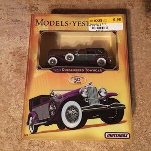MATCHBOX MODELS OF YESTERYEAR 1930 DUESENBERG TOWNCAR NEW